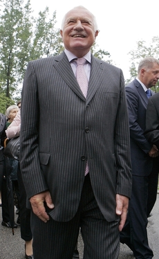 Prezident Václav Klaus.